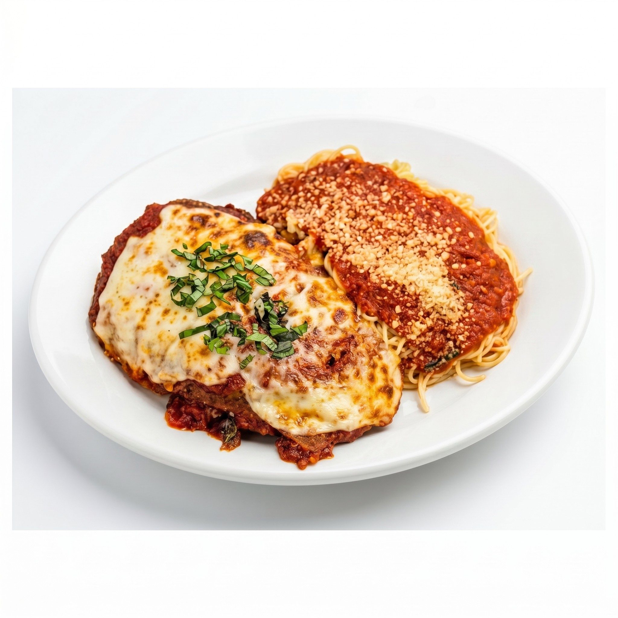 Eggplant Parmigiana.