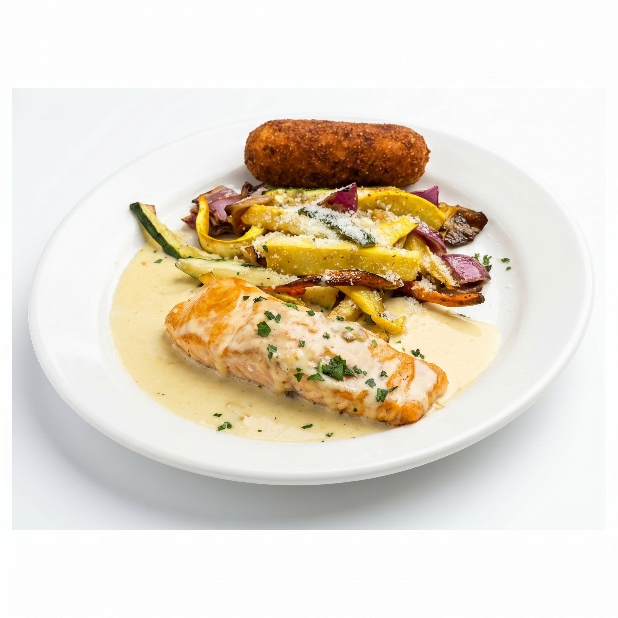 Salmon Dijon.