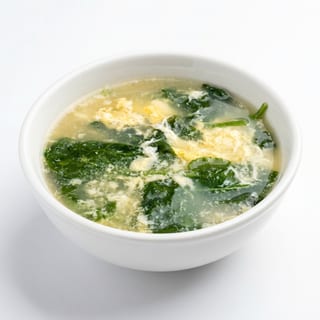 Stracciatella Romana with Spinach Soup