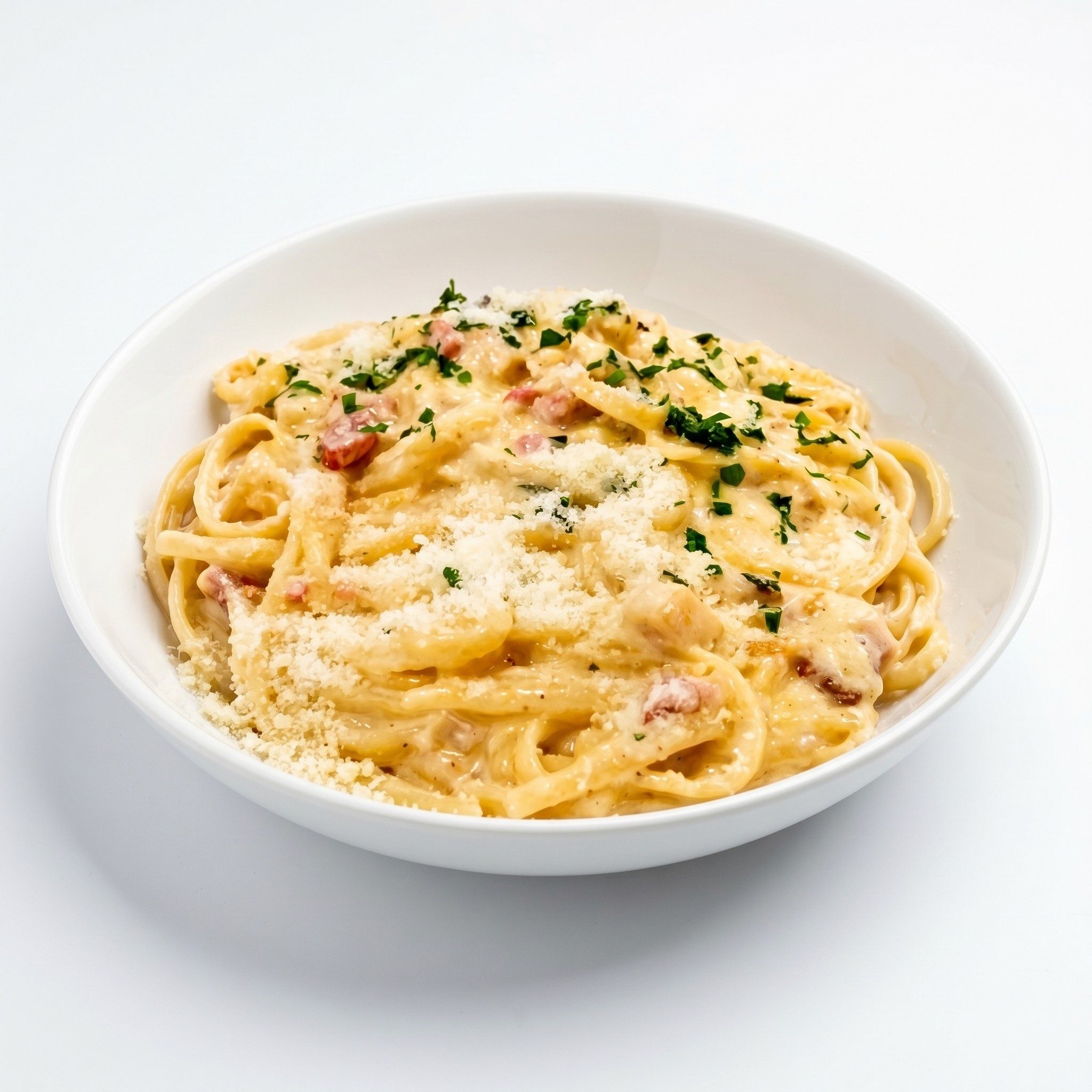 Linguine Carbonara.
